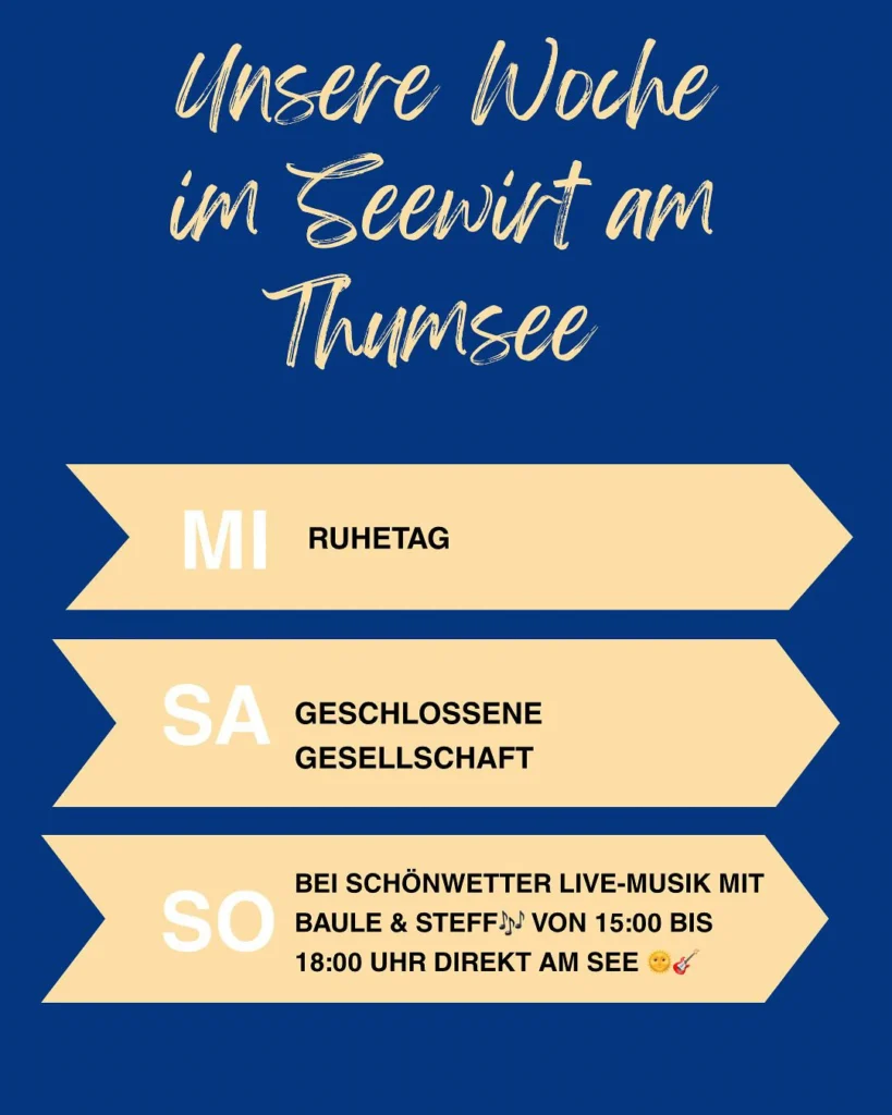 Die Woche im Seewirt
